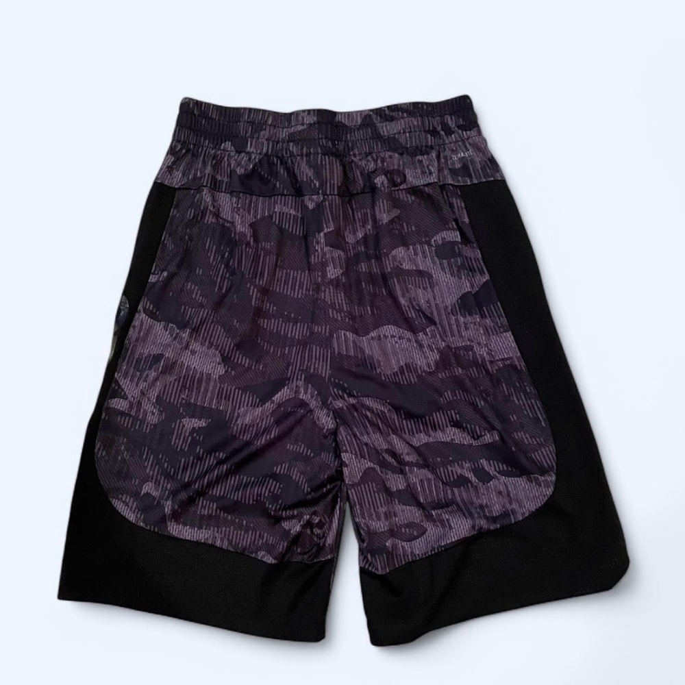 Adidas Black and Gray Athletic Shorts